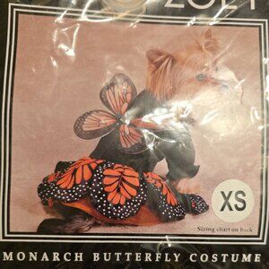 Butterfly costume for dog